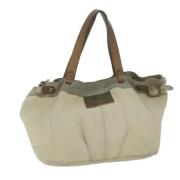 Burberry Vintage Pre-owned Canvas totevskor Beige, Dam