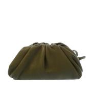 Bottega Veneta Vintage Pre-owned Laeder necessrer Green, Dam