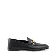 Gucci Svarta Läder Horsebit Loafers Black, Dam