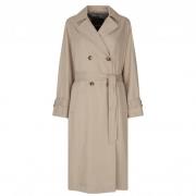 Geox Stilig Trench Coat för Kvinnor Beige, Dam