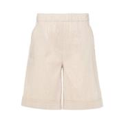 D.Exterior Casual Shorts Beige, Dam