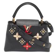 Louis Vuitton Vintage Pre-owned Laeder handvskor Black, Dam