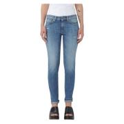 Dondup Skinny Jeans Blue, Dam