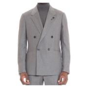 Lardini Jackets Gray, Herr