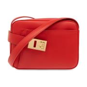 Salvatore Ferragamo Arkiv axelväska Red, Dam