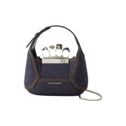 Alexander McQueen Laeder axelremsvskor Blue, Dam