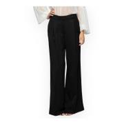 Kocca Wide Trousers Black, Dam