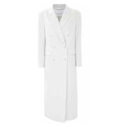 Kocca Single-Breasted Coats White, Dam