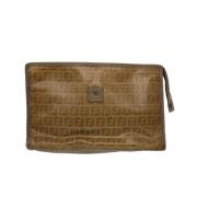 Fendi Vintage Pre-owned Canvas fendi-vskor Brown, Dam