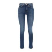 7 For All Mankind Skinny Jeans Blue, Dam