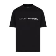 Emporio Armani T-Shirts Black, Herr