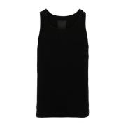 Givenchy Sleeveless Tops Black, Herr