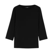 Max Mara Weekend Long Sleeve Tops Black, Dam