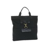 Gucci Vintage Pre-owned Canvas gucci-vskor Black, Dam