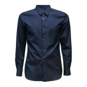 Comme des Garçons Blå Poplin Skjorta Blue, Herr