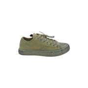 Acne Studios Gul Låg Topp Sneakers Green, Dam