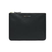 Comme des Garçons Svart Dragkedja Pouch Black, Dam