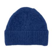 Acne Studios Blå Mohair Hatt Blue, Herr