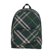 Burberry Stilfull Shield Ryggsäck i Nylon Green, Herr