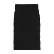 Max Mara Ennio Jersey Kjol Black, Dam