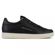 Armani Exchange Svarta lädersneakers Xux078 Xu235 Black, Herr