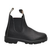 Blundstone Svarta läderankelboots Black, Herr