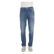 Jacob Cohën Lyxig Denim Jeans Scott Fitt Blue, Herr