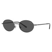 Ralph Lauren Oval Metall Solglasögon Gray, Unisex