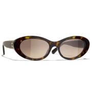 Chanel Sunglasses Brown, Unisex