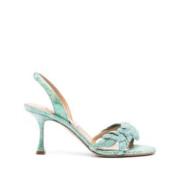 Aquazzura Galaktisk Blomma Sandaler Green, Dam