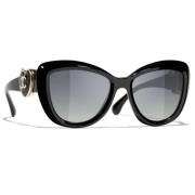 Chanel Sunglasses Black, Unisex