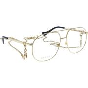 Gucci Glasses Yellow, Unisex