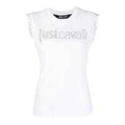 Just Cavalli Sleeveless Tops White, Dam