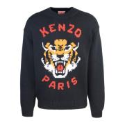 Kenzo Knitwear Black, Herr