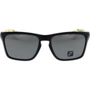 Oakley Stiliga Spegelglas Solglasögon Black, Unisex