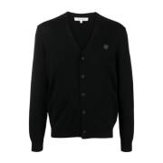 Maison Kitsuné Cardigans Black, Herr