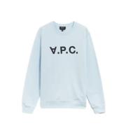 A.p.c. Sweatshirts Blue, Herr