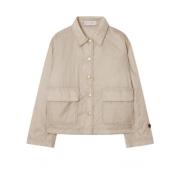 Busnel Light Jackets Beige, Dam