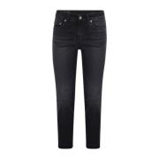 Dondup Monroe Skinny Jeans - Ankellängd, Skinny Fit Black, Dam