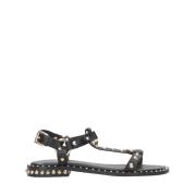 ASH Flat Sandals Black, Dam