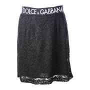 Dolce & Gabbana Short Skirts Black, Dam