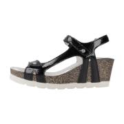 Panama Jack Wedges Black, Dam