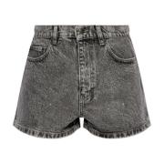 Rotate Birger Christensen Denim shorts Gray, Dam