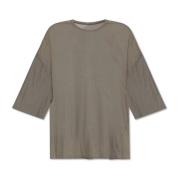 Rick Owens Bomull T-shirt Gray, Herr