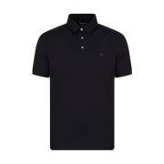 Emporio Armani Kortärmad Polo Shirt Blue, Herr