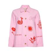 Sissel Edelbo Light Jackets Pink, Dam