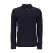 Ermenegildo Zegna Polo Shirts Blue, Herr