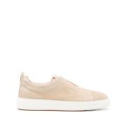 Santoni Sneakers Beige, Herr