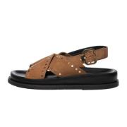 Copenhagen Shoes Flat Sandals Brown, Dam