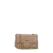 PINKO Cross Body Bags Beige, Dam